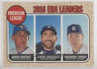 League Leaders - Justin Verlander, Aaron Sanchez, Masahiro Tanaka