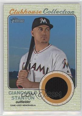 2017 Topps Heritage - Clubhouse Collection Relics #CCR-GST - Giancarlo Stanton