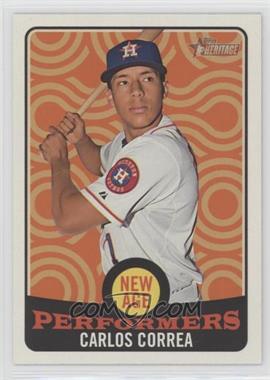 2017 Topps Heritage - New Age Performers #NAP-10 - Carlos Correa