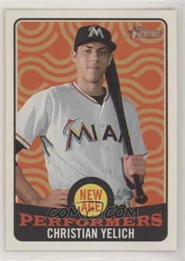 2017 Topps Heritage - New Age Performers #NAP-15 - Christian Yelich