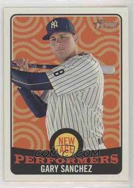 2017 Topps Heritage - New Age Performers #NAP-19 - Gary Sanchez