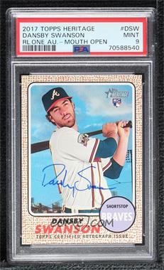 2017 Topps Heritage - Real One Autographs #ROA-DSW - Dansby Swanson [PSA 9 MINT]