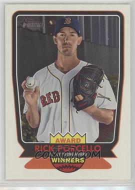 2017 Topps Heritage High Number - Award Winners #AW-1 - Rick Porcello