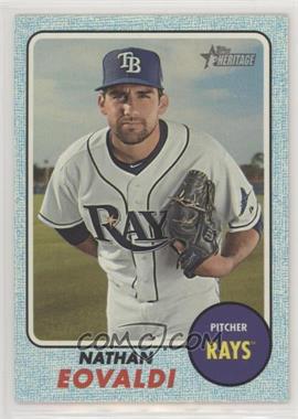 2017 Topps Heritage High Number - [Base] - Blue Border #657 - Nathan Eovaldi