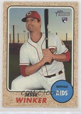 2017 Topps Heritage High Number - [Base] #517.1 - Jesse Winker (Reds in White Text)