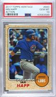 Ian Happ (Blue Jersey; Batting Follow Through) [PSA 10 GEM MT]