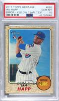 Ian Happ (Cubs in Yellow) [PSA 10 GEM MT]