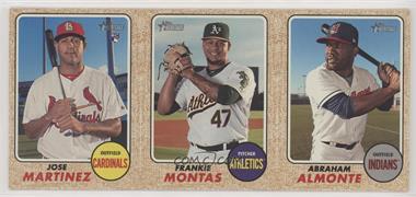 2017 Topps Heritage High Number - Box Loader Ad Panel #MMA - Jose Martinez, Frankie Montas, Abraham Almonte [Noted]