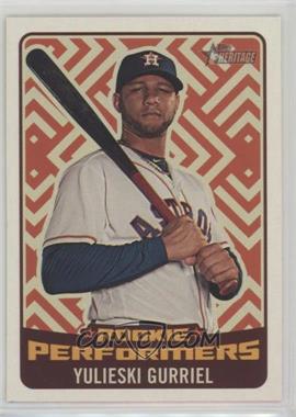 2017 Topps Heritage High Number - Rookie Performers #RP-YG - Yulieski Gurriel