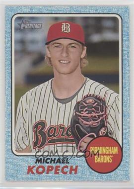 2017 Topps Heritage Minor League Edition - [Base] - Blue #153 - Michael Kopech /99