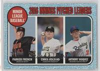 League Leaders - Anthony Vasquez, Chris Volstad, Parker French #/99