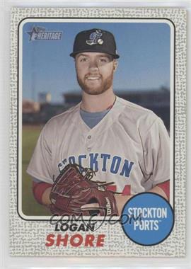 2017 Topps Heritage Minor League Edition - [Base] - Gray #34 - Logan Shore /25