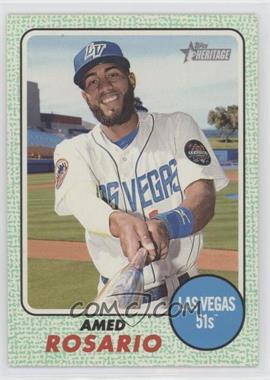 2017 Topps Heritage Minor League Edition - [Base] - Green #1 - Base - Amed Rosario /50
