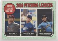 League Leaders - Shawn Morimando, Ben Lively, Chase De Jong #/50