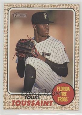 2017 Topps Heritage Minor League Edition - [Base] #17 - Touki Toussaint