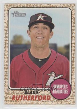 2017 Topps Heritage Minor League Edition - [Base] #73.1 - Base - Blake Rutherford