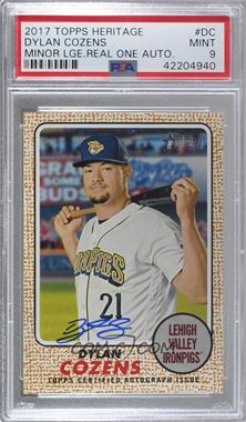 2017 Topps Heritage Minor League Edition - Real One Autographs #ROA-DC - Dylan Cozens [PSA 9 MINT]