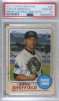 Justus Sheffield [PSA 10 GEM MT]