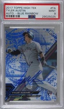 2017 Topps High Tek - [Base] - Blue Rainbow Autographs #HT-TA - Tyler Austin /50 [PSA 9 MINT]