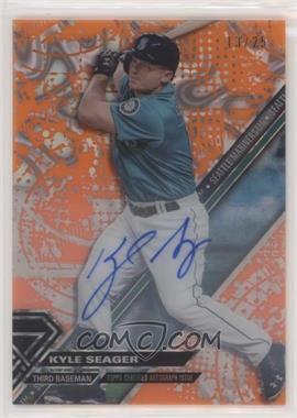 2017 Topps High Tek - [Base] - Orange Magma Diffractor Autographs #HT-KS - Kyle Seager /25