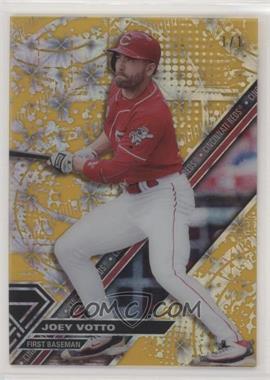 2017 Topps High Tek - [Base] - Pattern 1 Gold Galactic Diffractor #HT-JVO - Joey Votto /1