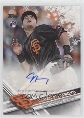 2017 Topps Holiday - Wal-Mart Exclusive Autographs #A-CA - Christian Arroyo