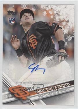 2017 Topps Holiday - Wal-Mart Exclusive Autographs #A-CA - Christian Arroyo