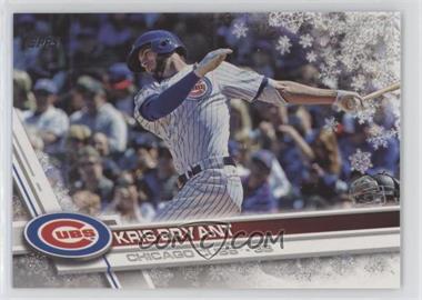 2017 Topps Holiday - Wal-Mart Exclusive [Base] - Metallic Snowflake #HMW1 - Kris Bryant