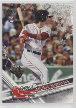 2017 Topps Holiday - Wal-Mart Exclusive [Base] - Metallic Snowflake #HMW140 - Andrew Benintendi