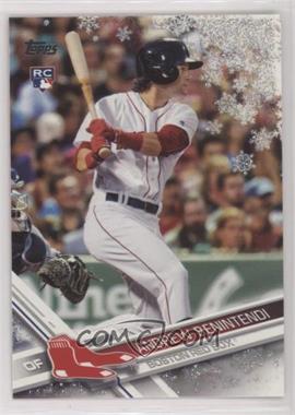 2017 Topps Holiday - Wal-Mart Exclusive [Base] - Metallic Snowflake #HMW140 - Andrew Benintendi