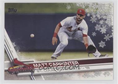 2017 Topps Holiday - Wal-Mart Exclusive [Base] - Metallic Snowflake #HMW53 - Matt Carpenter