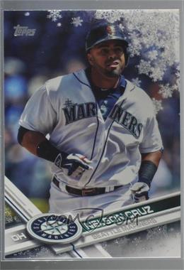 2017 Topps Holiday - Wal-Mart Exclusive [Base] - Metallic Snowflake #HMW91 - Nelson Cruz