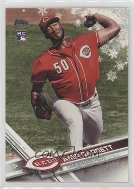 2017 Topps Holiday - Wal-Mart Exclusive [Base] - Metallic Snowflake #HMW96 - Amir Garrett