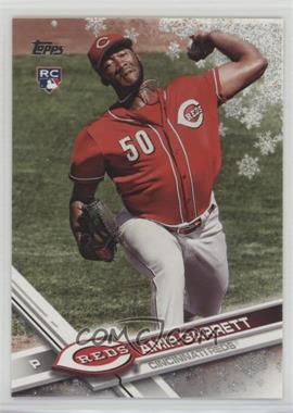 2017 Topps Holiday - Wal-Mart Exclusive [Base] - Metallic Snowflake #HMW96 - Amir Garrett