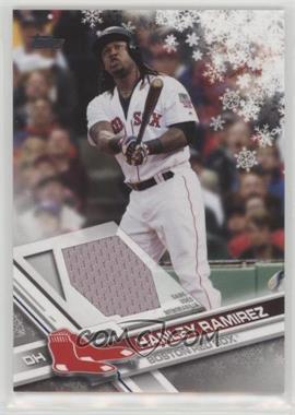 2017 Topps Holiday - Wal-Mart Exclusive Relics #R-HR - Hanley Ramirez