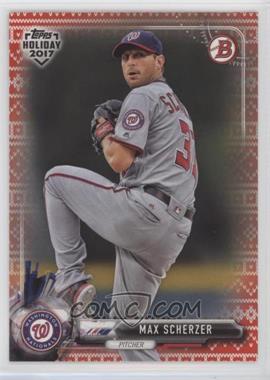 2017 Topps Holiday Bowman - [Base] - Red Holiday Sweater #TH-MS - Max Scherzer /10