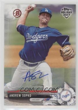 2017 Topps Holiday Bowman - [Base] - Turkey Autographs #TH-AS - Andrew Sopko /35