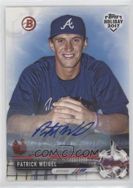 2017 Topps Holiday Bowman - [Base] - Turkey Autographs #TH-PW - Patrick Weigel /35