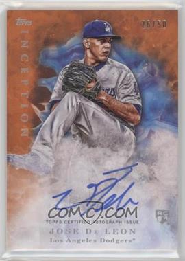 2017 Topps Inception - [Base] - Orange #107 - Rookie Autographs - Jose De Leon /50