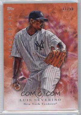 2017 Topps Inception - [Base] - Orange #82 - Luis Severino /50