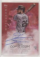 Rookie Autographs - David Dahl #/75