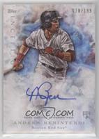 Rookie Autographs - Andrew Benintendi #/199