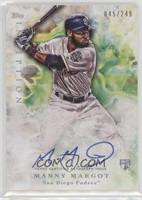 Rookie Autographs - Manny Margot #/249