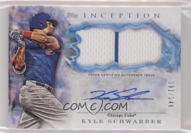 2017 Topps Inception - Inception Autograph Patch #IAP-KS - Kyle Schwarber /149