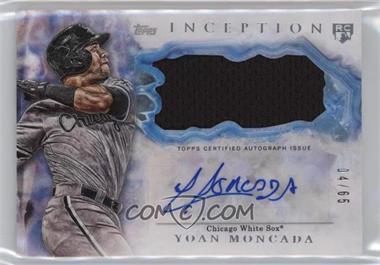 2017 Topps Inception - Inception Autograph Patch #IAP-YM - Yoan Moncada