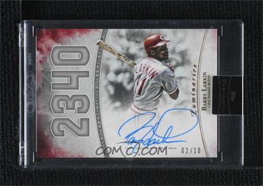 2017 Topps Luminaries - Hit Kings Autographs - Red #HK-BL - Barry Larkin /10 [Uncirculated]