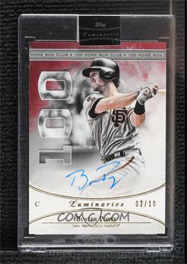 2017 Topps Luminaries - Home Run Kings Autographs - Red #HRK-BP - Buster Posey /10 [Uncirculated]