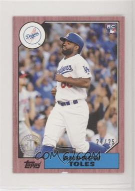 2017 Topps Mini - 1987 Design - Red #87-149 - Andrew Toles /25 [Noted]