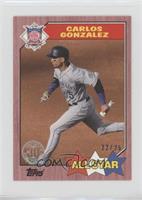 All-Star - Carlos Gonzalez #/25