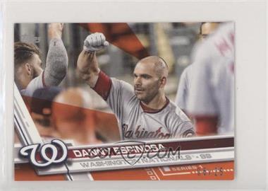 2017 Topps Mini - [Base] - Orange #327 - Danny Espinosa /25